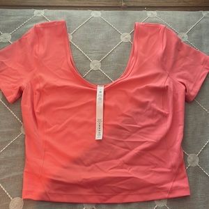 NWT lululemon align tee size 8